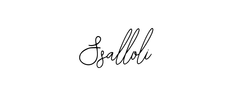 How to Draw Ssalloli signature style? Bearetta-2O07w is a latest design signature styles for name Ssalloli. Ssalloli signature style 12 images and pictures png