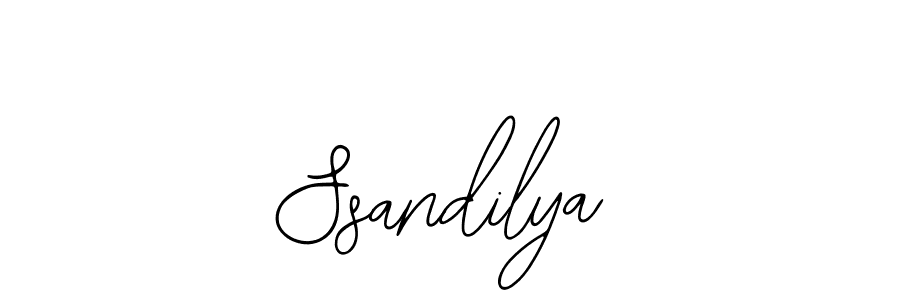 Use a signature maker to create a handwritten signature online. With this signature software, you can design (Bearetta-2O07w) your own signature for name Ssandilya. Ssandilya signature style 12 images and pictures png