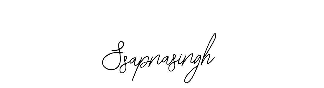 Design your own signature with our free online signature maker. With this signature software, you can create a handwritten (Bearetta-2O07w) signature for name Ssapnasingh. Ssapnasingh signature style 12 images and pictures png