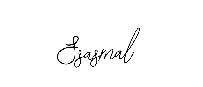 You should practise on your own different ways (Bearetta-2O07w) to write your name (Ssasmal) in signature. don't let someone else do it for you. Ssasmal signature style 12 images and pictures png
