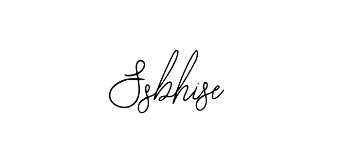 Make a beautiful signature design for name Ssbhise. Use this online signature maker to create a handwritten signature for free. Ssbhise signature style 12 images and pictures png
