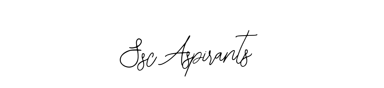 Ssc Aspirants stylish signature style. Best Handwritten Sign (Bearetta-2O07w) for my name. Handwritten Signature Collection Ideas for my name Ssc Aspirants. Ssc Aspirants signature style 12 images and pictures png