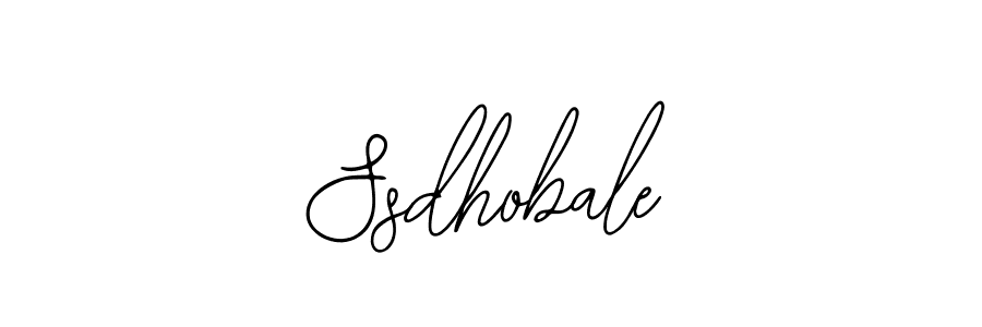 Create a beautiful signature design for name Ssdhobale. With this signature (Bearetta-2O07w) fonts, you can make a handwritten signature for free. Ssdhobale signature style 12 images and pictures png