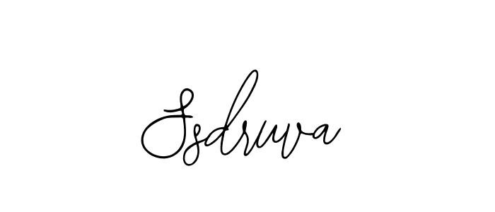 How to make Ssdruva signature? Bearetta-2O07w is a professional autograph style. Create handwritten signature for Ssdruva name. Ssdruva signature style 12 images and pictures png