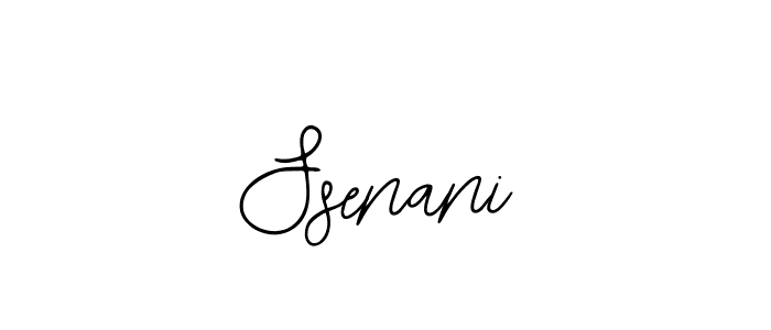 How to make Ssenani name signature. Use Bearetta-2O07w style for creating short signs online. This is the latest handwritten sign. Ssenani signature style 12 images and pictures png