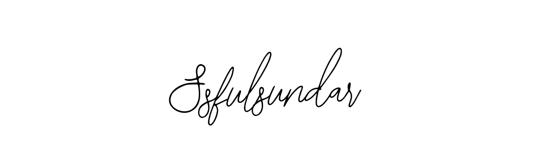 The best way (Bearetta-2O07w) to make a short signature is to pick only two or three words in your name. The name Ssfulsundar include a total of six letters. For converting this name. Ssfulsundar signature style 12 images and pictures png