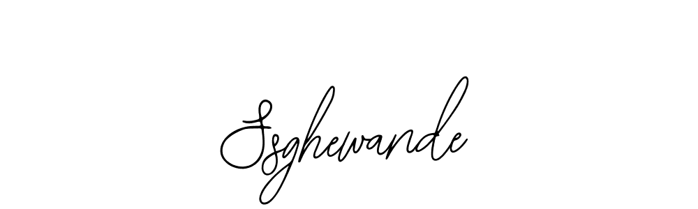 Create a beautiful signature design for name Ssghewande. With this signature (Bearetta-2O07w) fonts, you can make a handwritten signature for free. Ssghewande signature style 12 images and pictures png