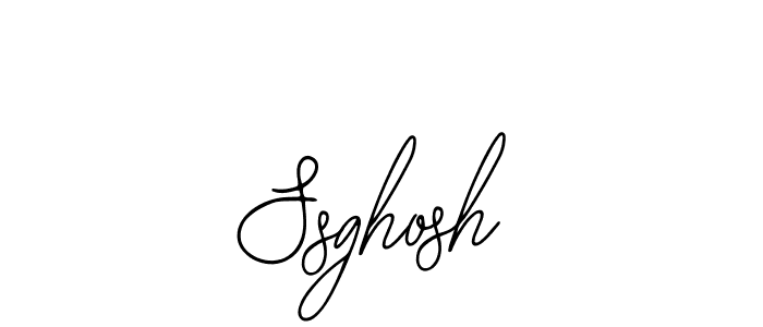 Design your own signature with our free online signature maker. With this signature software, you can create a handwritten (Bearetta-2O07w) signature for name Ssghosh. Ssghosh signature style 12 images and pictures png