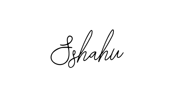 How to make Sshahu name signature. Use Bearetta-2O07w style for creating short signs online. This is the latest handwritten sign. Sshahu signature style 12 images and pictures png