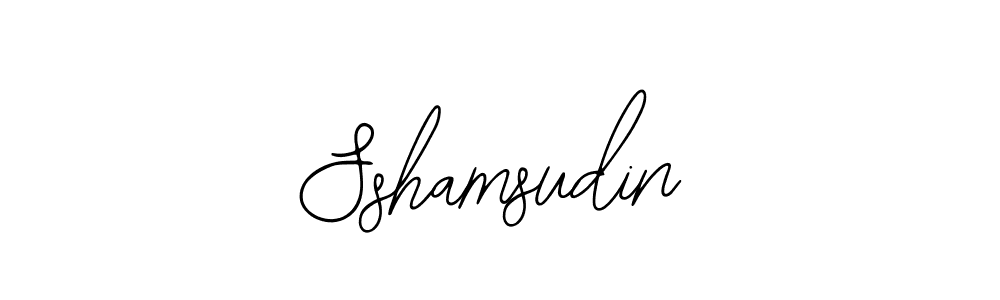 Create a beautiful signature design for name Sshamsudin. With this signature (Bearetta-2O07w) fonts, you can make a handwritten signature for free. Sshamsudin signature style 12 images and pictures png