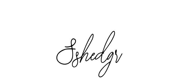 Similarly Bearetta-2O07w is the best handwritten signature design. Signature creator online .You can use it as an online autograph creator for name Sshedgr. Sshedgr signature style 12 images and pictures png