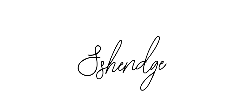 How to make Sshendge signature? Bearetta-2O07w is a professional autograph style. Create handwritten signature for Sshendge name. Sshendge signature style 12 images and pictures png