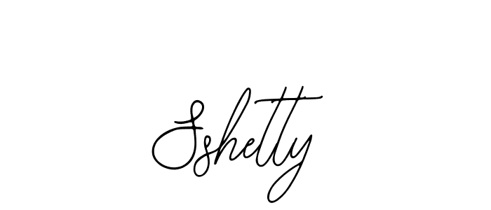 How to make Sshetty name signature. Use Bearetta-2O07w style for creating short signs online. This is the latest handwritten sign. Sshetty signature style 12 images and pictures png