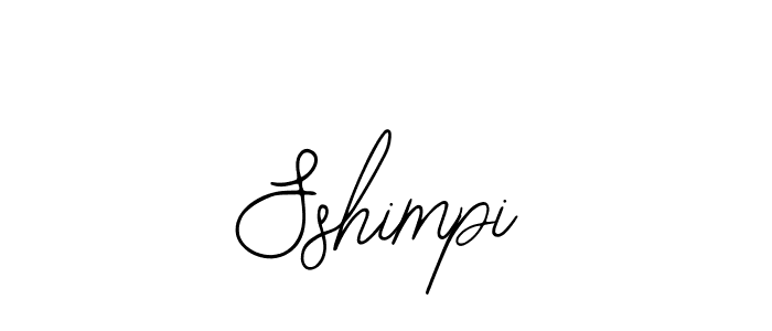 Design your own signature with our free online signature maker. With this signature software, you can create a handwritten (Bearetta-2O07w) signature for name Sshimpi. Sshimpi signature style 12 images and pictures png