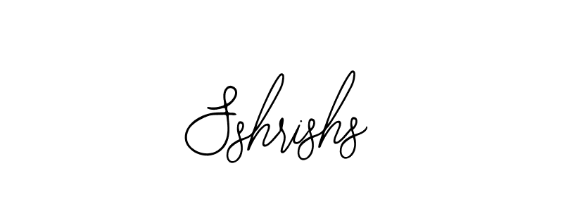 Create a beautiful signature design for name Sshrishs. With this signature (Bearetta-2O07w) fonts, you can make a handwritten signature for free. Sshrishs signature style 12 images and pictures png