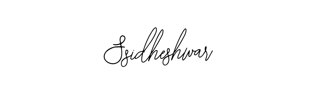 How to make Ssidheshwar signature? Bearetta-2O07w is a professional autograph style. Create handwritten signature for Ssidheshwar name. Ssidheshwar signature style 12 images and pictures png