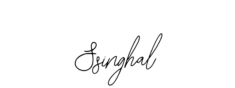 Ssinghal stylish signature style. Best Handwritten Sign (Bearetta-2O07w) for my name. Handwritten Signature Collection Ideas for my name Ssinghal. Ssinghal signature style 12 images and pictures png