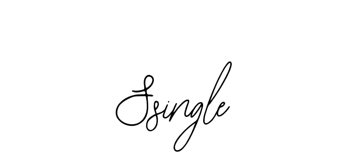 Design your own signature with our free online signature maker. With this signature software, you can create a handwritten (Bearetta-2O07w) signature for name Ssingle. Ssingle signature style 12 images and pictures png