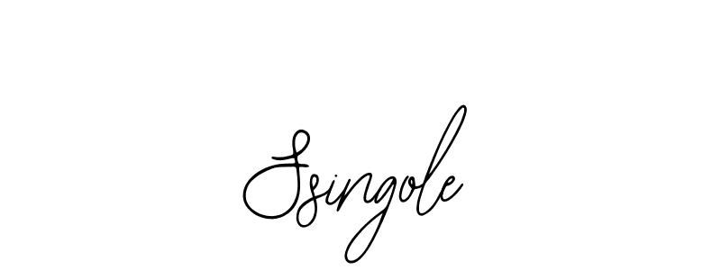 Ssingole stylish signature style. Best Handwritten Sign (Bearetta-2O07w) for my name. Handwritten Signature Collection Ideas for my name Ssingole. Ssingole signature style 12 images and pictures png