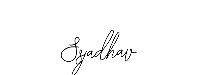 How to Draw Ssjadhav signature style? Bearetta-2O07w is a latest design signature styles for name Ssjadhav. Ssjadhav signature style 12 images and pictures png