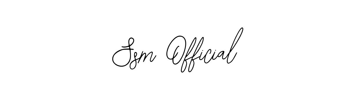 Also You can easily find your signature by using the search form. We will create Ssm Official name handwritten signature images for you free of cost using Bearetta-2O07w sign style. Ssm Official signature style 12 images and pictures png