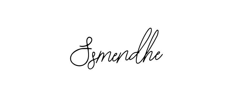 Make a short Ssmendhe signature style. Manage your documents anywhere anytime using Bearetta-2O07w. Create and add eSignatures, submit forms, share and send files easily. Ssmendhe signature style 12 images and pictures png