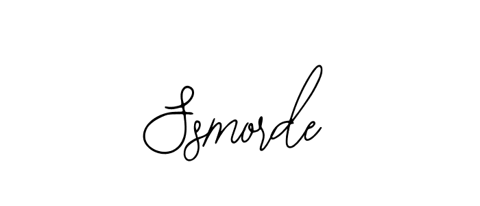 Design your own signature with our free online signature maker. With this signature software, you can create a handwritten (Bearetta-2O07w) signature for name Ssmorde. Ssmorde signature style 12 images and pictures png