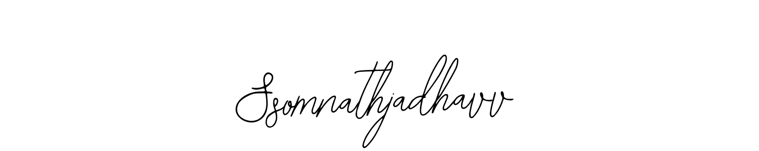 Use a signature maker to create a handwritten signature online. With this signature software, you can design (Bearetta-2O07w) your own signature for name Ssomnathjadhavv. Ssomnathjadhavv signature style 12 images and pictures png