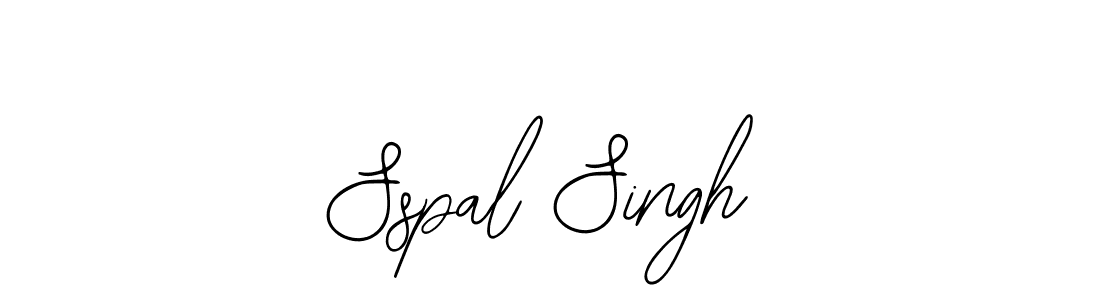 How to make Sspal Singh name signature. Use Bearetta-2O07w style for creating short signs online. This is the latest handwritten sign. Sspal Singh signature style 12 images and pictures png