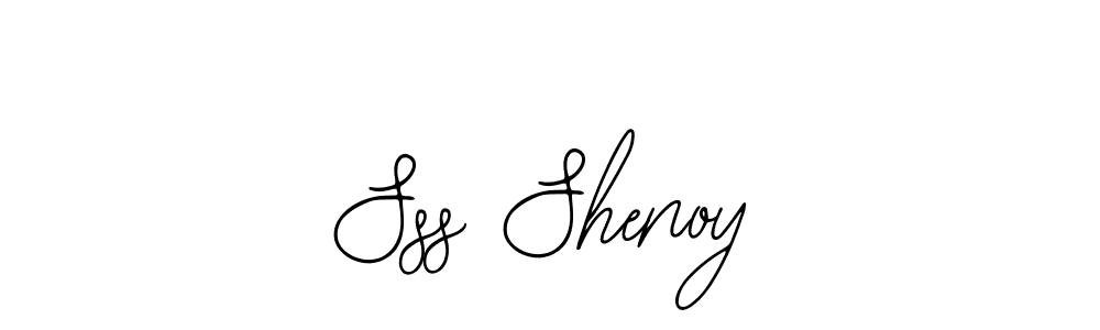 Use a signature maker to create a handwritten signature online. With this signature software, you can design (Bearetta-2O07w) your own signature for name Sss Shenoy. Sss Shenoy signature style 12 images and pictures png