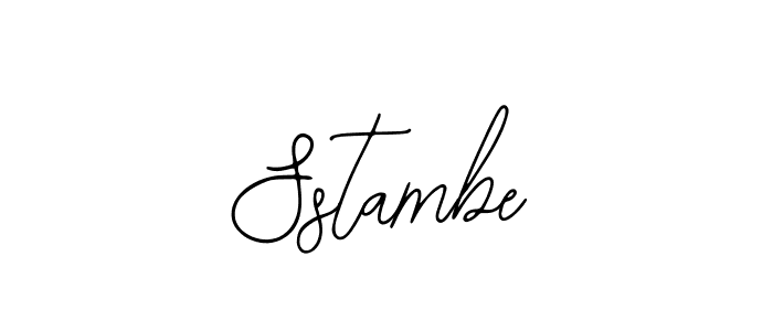 Bearetta-2O07w is a professional signature style that is perfect for those who want to add a touch of class to their signature. It is also a great choice for those who want to make their signature more unique. Get Sstambe name to fancy signature for free. Sstambe signature style 12 images and pictures png