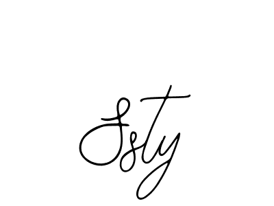 Design your own signature with our free online signature maker. With this signature software, you can create a handwritten (Bearetta-2O07w) signature for name Ssty. Ssty signature style 12 images and pictures png
