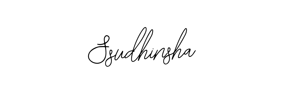Ssudhinsha stylish signature style. Best Handwritten Sign (Bearetta-2O07w) for my name. Handwritten Signature Collection Ideas for my name Ssudhinsha. Ssudhinsha signature style 12 images and pictures png