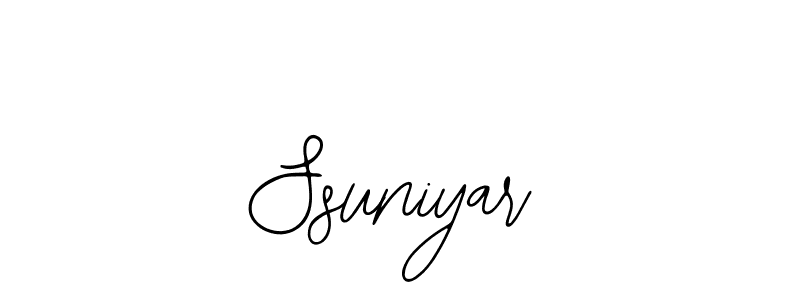 It looks lik you need a new signature style for name Ssuniyar. Design unique handwritten (Bearetta-2O07w) signature with our free signature maker in just a few clicks. Ssuniyar signature style 12 images and pictures png