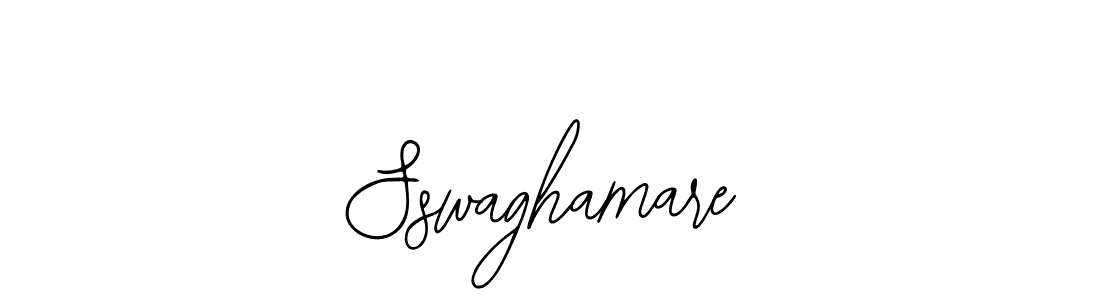 Also You can easily find your signature by using the search form. We will create Sswaghamare name handwritten signature images for you free of cost using Bearetta-2O07w sign style. Sswaghamare signature style 12 images and pictures png