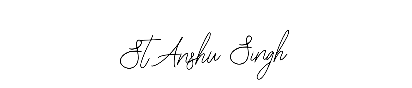 See photos of St Anshu Singh official signature by Spectra . Check more albums & portfolios. Read reviews & check more about Bearetta-2O07w font. St Anshu Singh signature style 12 images and pictures png