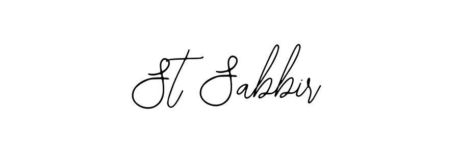 if you are searching for the best signature style for your name St Sabbir. so please give up your signature search. here we have designed multiple signature styles  using Bearetta-2O07w. St Sabbir signature style 12 images and pictures png