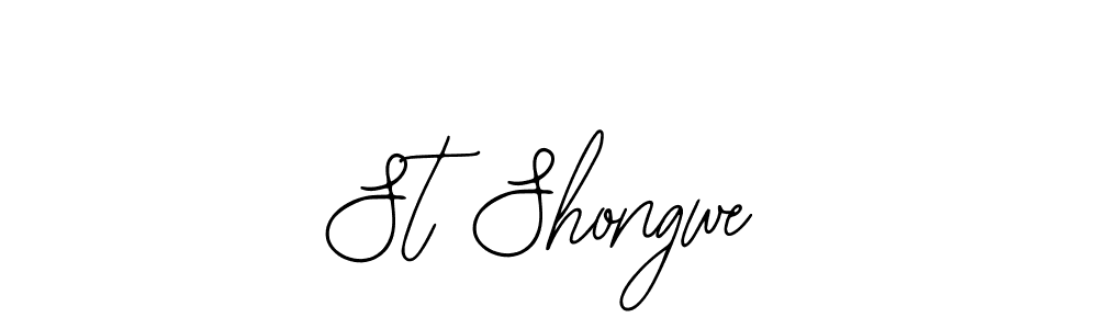 Also we have St Shongwe name is the best signature style. Create professional handwritten signature collection using Bearetta-2O07w autograph style. St Shongwe signature style 12 images and pictures png
