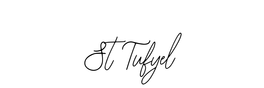 Also You can easily find your signature by using the search form. We will create St Tufyel name handwritten signature images for you free of cost using Bearetta-2O07w sign style. St Tufyel signature style 12 images and pictures png