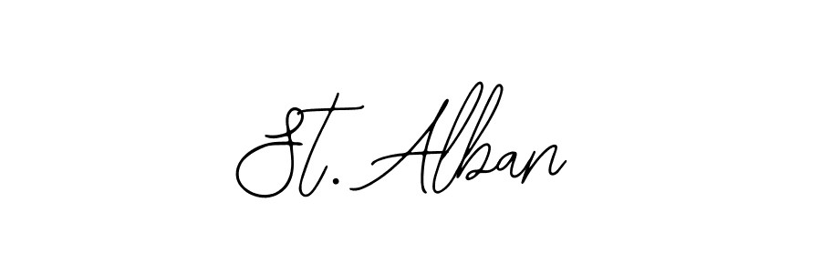 Once you've used our free online signature maker to create your best signature Bearetta-2O07w style, it's time to enjoy all of the benefits that St. Alban name signing documents. St. Alban signature style 12 images and pictures png