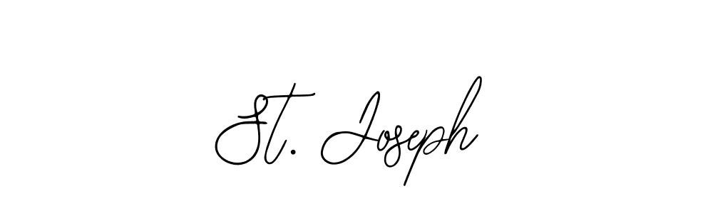 Bearetta-2O07w is a professional signature style that is perfect for those who want to add a touch of class to their signature. It is also a great choice for those who want to make their signature more unique. Get St. Joseph name to fancy signature for free. St. Joseph signature style 12 images and pictures png
