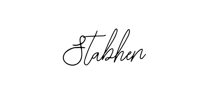 It looks lik you need a new signature style for name Stabhen. Design unique handwritten (Bearetta-2O07w) signature with our free signature maker in just a few clicks. Stabhen signature style 12 images and pictures png