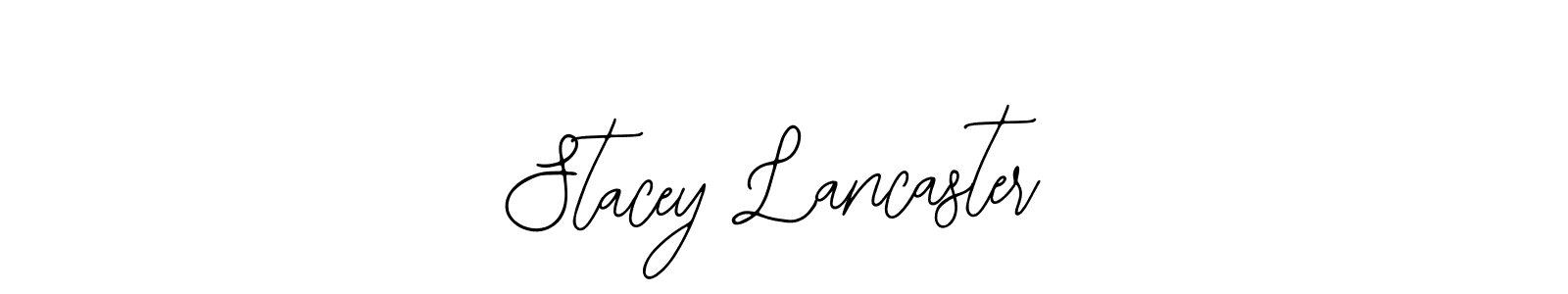 Stacey Lancaster stylish signature style. Best Handwritten Sign (Bearetta-2O07w) for my name. Handwritten Signature Collection Ideas for my name Stacey Lancaster. Stacey Lancaster signature style 12 images and pictures png