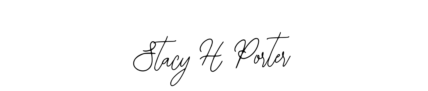 Use a signature maker to create a handwritten signature online. With this signature software, you can design (Bearetta-2O07w) your own signature for name Stacy H Porter. Stacy H Porter signature style 12 images and pictures png