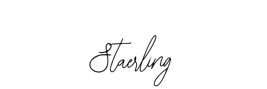 How to make Staerling name signature. Use Bearetta-2O07w style for creating short signs online. This is the latest handwritten sign. Staerling signature style 12 images and pictures png