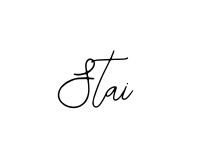 Design your own signature with our free online signature maker. With this signature software, you can create a handwritten (Bearetta-2O07w) signature for name Stai. Stai signature style 12 images and pictures png