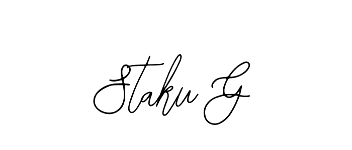 Staku G stylish signature style. Best Handwritten Sign (Bearetta-2O07w) for my name. Handwritten Signature Collection Ideas for my name Staku G. Staku G signature style 12 images and pictures png