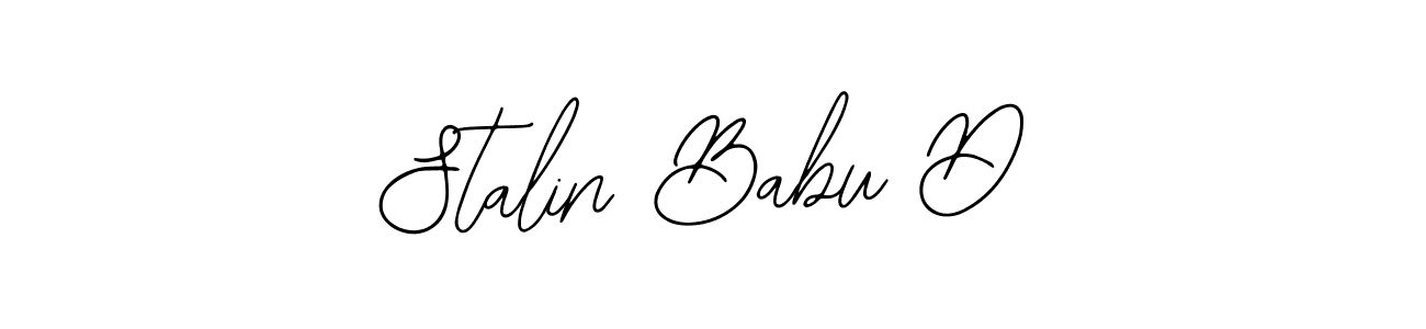 Stalin Babu D stylish signature style. Best Handwritten Sign (Bearetta-2O07w) for my name. Handwritten Signature Collection Ideas for my name Stalin Babu D. Stalin Babu D signature style 12 images and pictures png