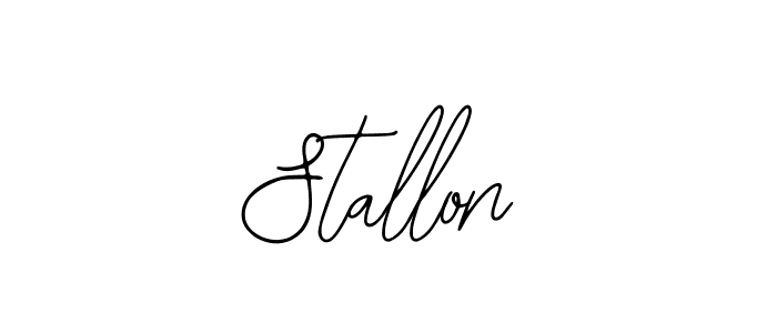 How to make Stallon signature? Bearetta-2O07w is a professional autograph style. Create handwritten signature for Stallon name. Stallon signature style 12 images and pictures png