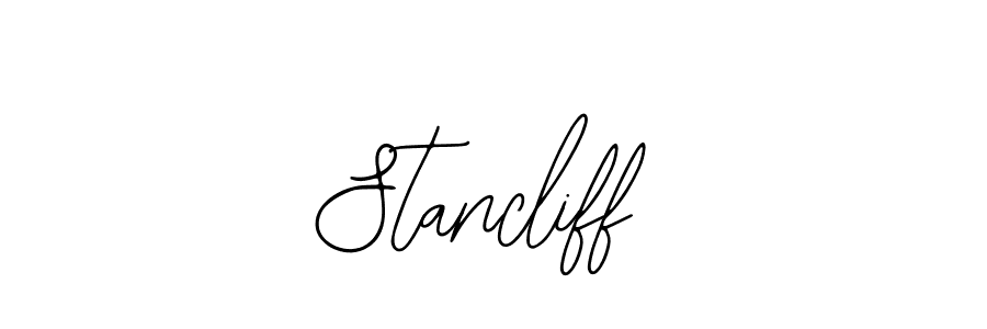 How to make Stancliff signature? Bearetta-2O07w is a professional autograph style. Create handwritten signature for Stancliff name. Stancliff signature style 12 images and pictures png